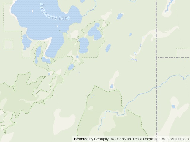Map of Luna White Deer Campground location at Eagle River, WI, United States