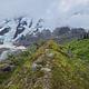 View of Laughton Glacier from the moraine. Approx a 1 hour hike up the trail