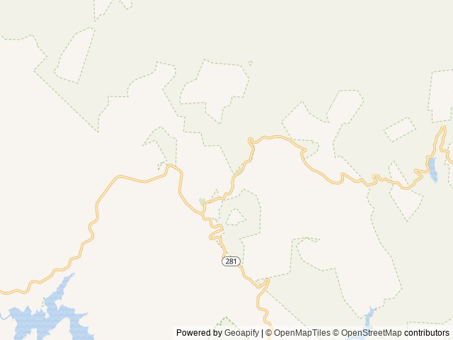 Map of Balsam Lake Lodge location at Tuckasegee, NC, United States
