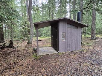 Threehorn Campground toilet