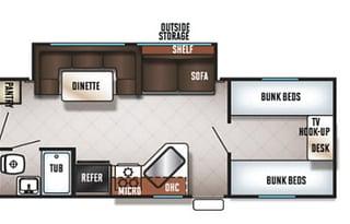 2018 Forest River RV Cherokee Grey Wolf 29DSFB