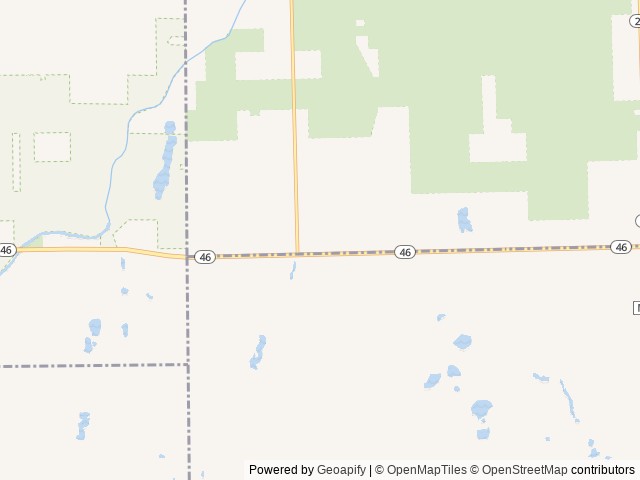 Map of Berwagana Campground location at Vassar, MI, United States
