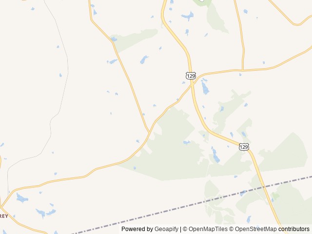 Map for Laura’s pet-friendly camper near Madison, GA