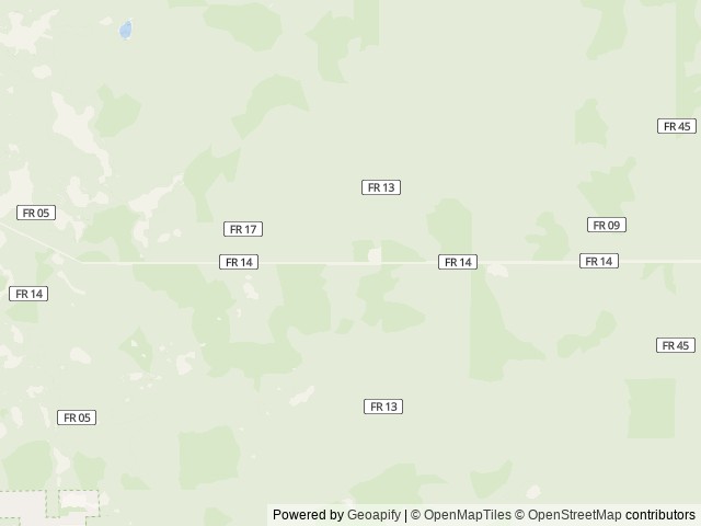 Map of Big Scrub Campground location at Umatilla, FL, United States