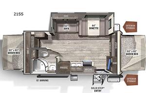 2021 Forest River RV Rockwood Roo 21SS (Sleeps 6!)