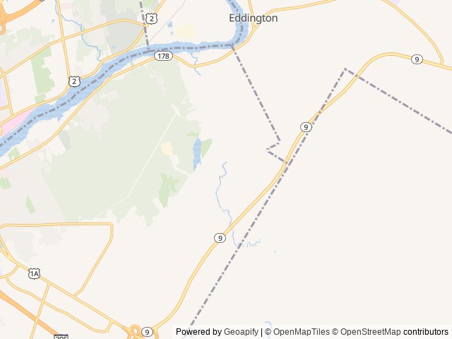 Map for Luxury camper van adventure near Brewer, ME