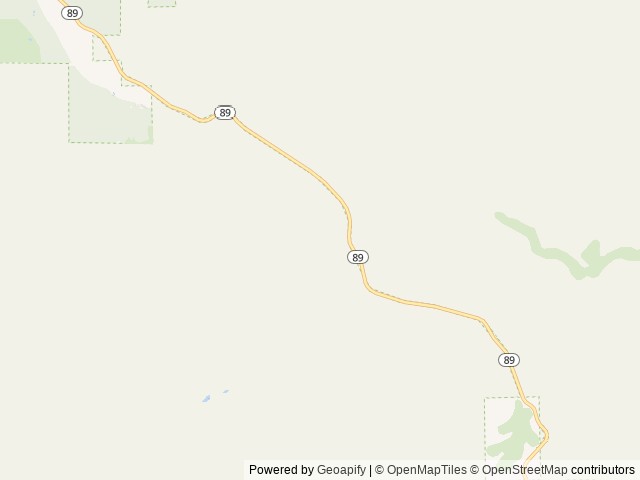 Map of Cold Creek location at Sierraville, CA, United States
