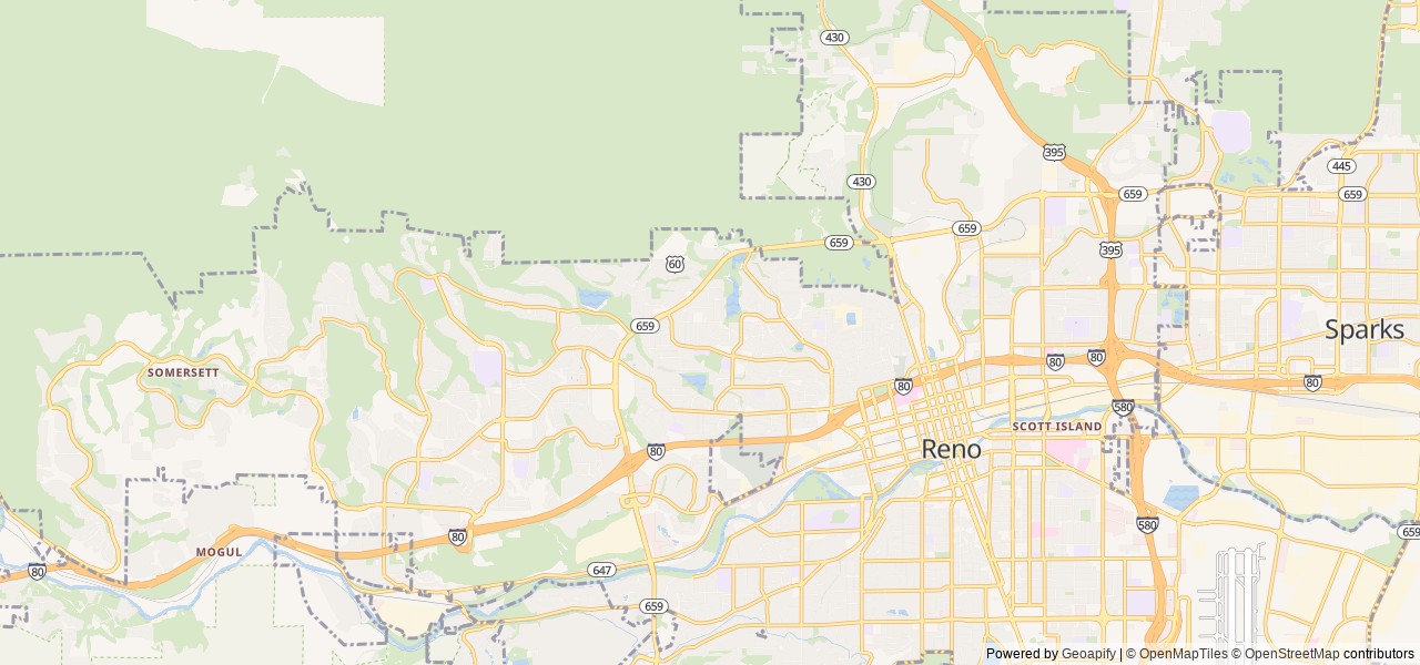 Map for 2017 Jayco Jay Flight SLX 195RB near Reno, CA