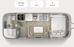 Magnolia 2-AIRSTREAM Bambi Sport 22 *FULLY Loaded*