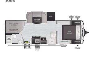 2021 Keystone RV Bullet 250BHS