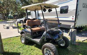 Separate Sleeping Areas PLUS Golf Cart