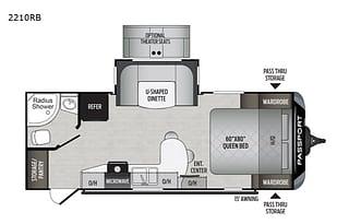 2020 Keystone RV Passport 2210RB GT Series RV rental photo 2