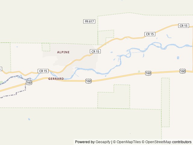 Map of Silver Thread Basecamp location at 26359 U.S. 160, CO, United States
