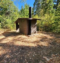 Toilet at Dumont Creek Campground