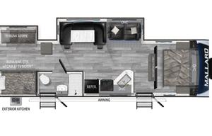 Spacious Family Friendly 35 Ft Bunkhouse
