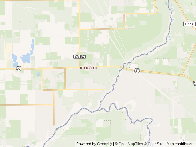 Map of 3 Rivers Run RV Park location at Branford, FL, United States