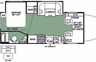 2017 Forest River RV Forester MBS 2401W
