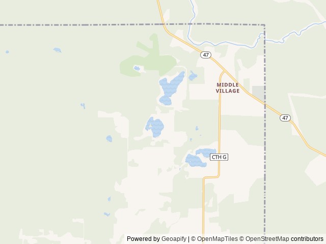 Map of Captain's Cove Resort location at Gresham, WI, United States