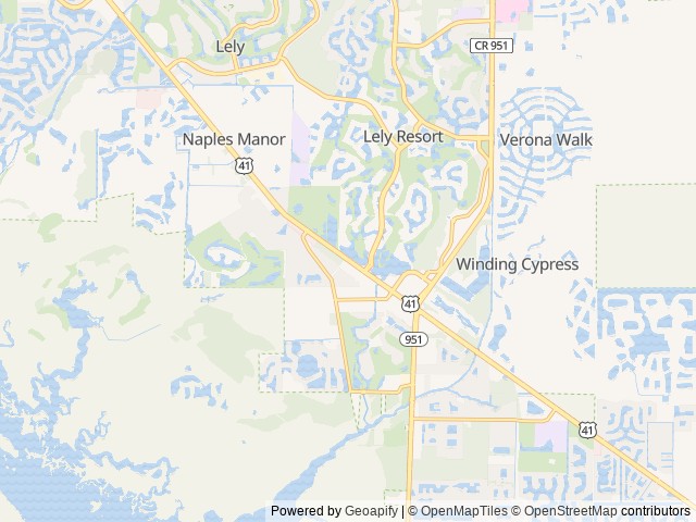 Map of Marco Naples (Age Restricted 55+) location at Naples, FL, United States
