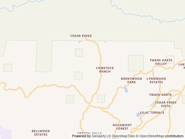 Map for 2022 Heartland Cyclone 4270 near Sonora, CA