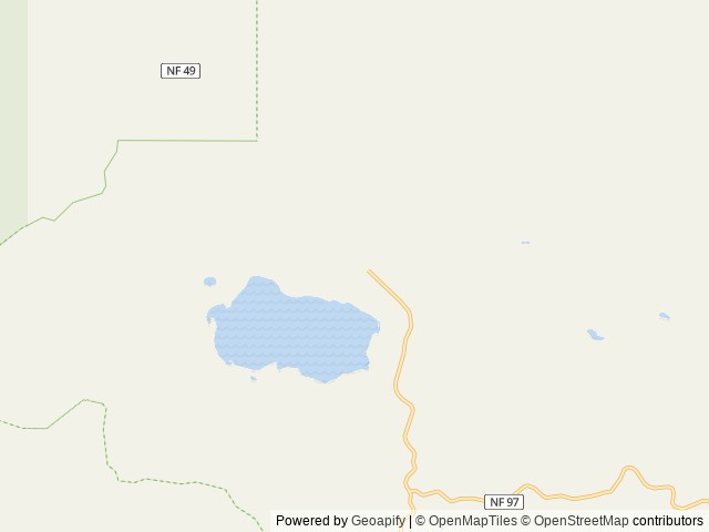 Map of Medicine Lake Recreation Area location at Tulelake, CA, United States