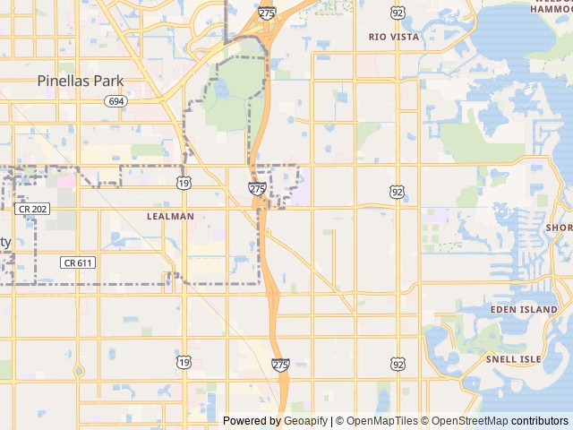 Map for Suncoast Wanderer ☀️ (Dog-Friendly) near St. Petersburg, FL