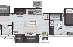 2021 Keystone Avalanche 378BH "Bunk House"