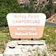 Windy Point Campground Entrance Sign