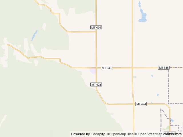 Map for Casaluna RV Camping near Kalispell, MT
