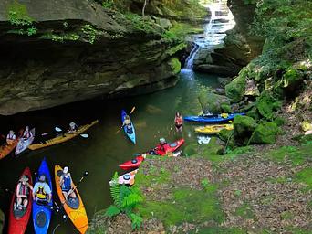 Kayaking at Grayson Lake