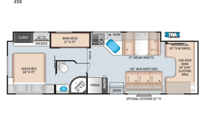 2022 Thor Motor Coach Chateau 31E