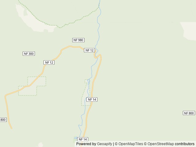 Map of Pioneer Ford Campground location at Sisters, OR, United States