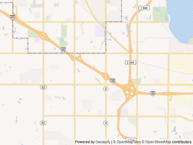 Map of Campground Collective (Formerly Mustang Run Rv Park) location at Yukon, OK, United States
