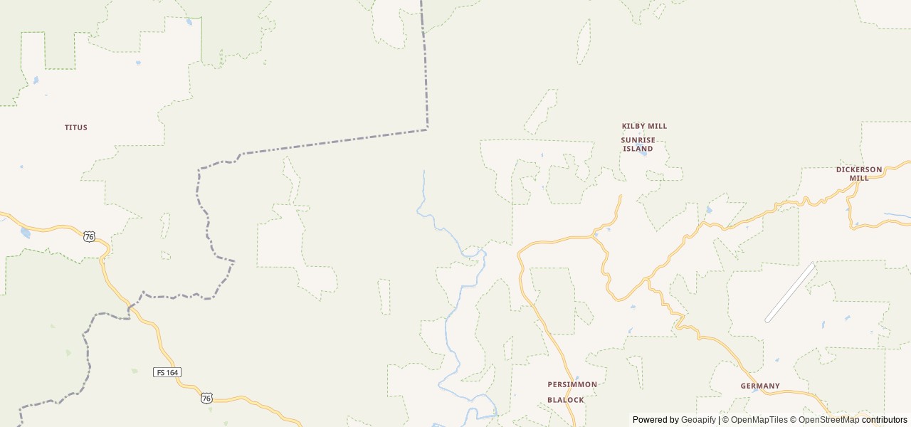 Map of Tallulah River Campground location at Clayton, GA, United States