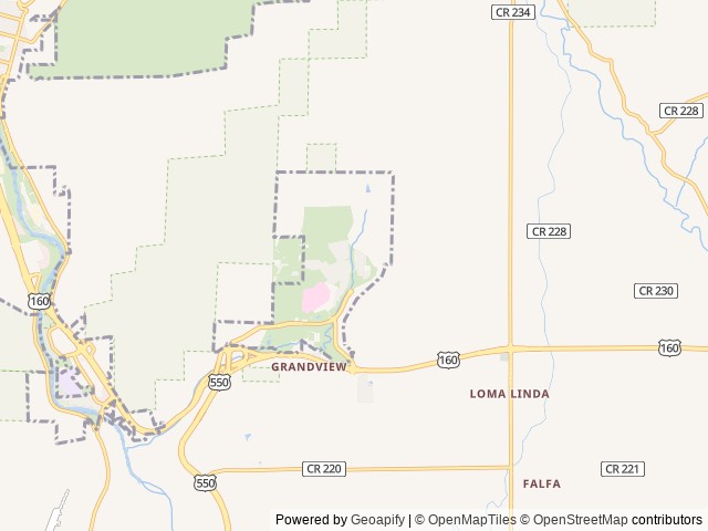 Map for 2023 Starcraft Super Lite Maxx 19MBH - “Clark” near Durango, CO