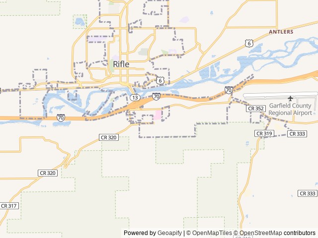 Map for 2013 Dutchmen RV Kodiak 181E near Breckenridge, CO