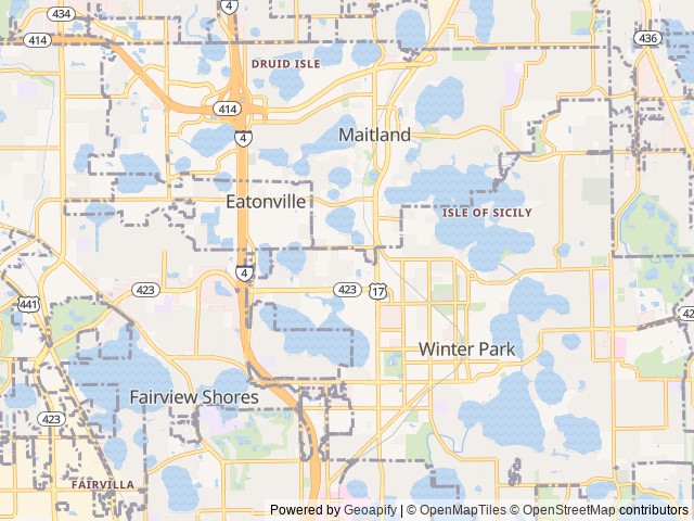 Map for Brand New & Ready for your next Adventure! near Winter Park, FL