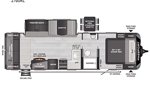 2023 Passport GT 2700RL RV rental photo 3