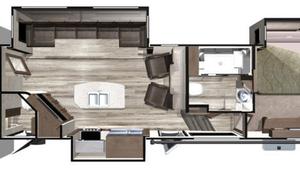 2019 Highland Ridge 427BHS Bunkhouse 5th Wheel