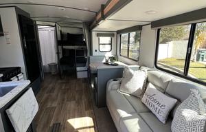 The Farmhouse travel trailer.