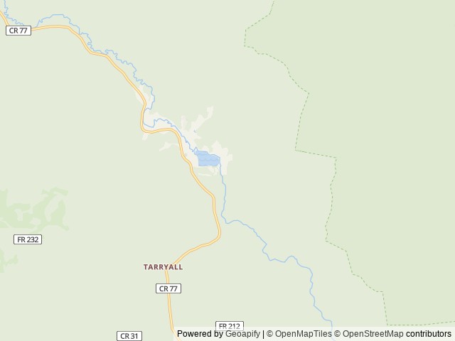Map of Spruce Grove Campground location at Lake George, CO, United States