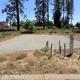 Another prepared RV pad with hookups and nearby trees — provides a different angle/landscape context for the park's RV spaces (matches on-site lot listings).