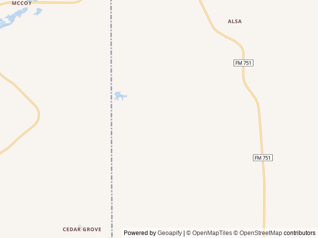Map of Domance Glamping location at Wills Point, TX, United States