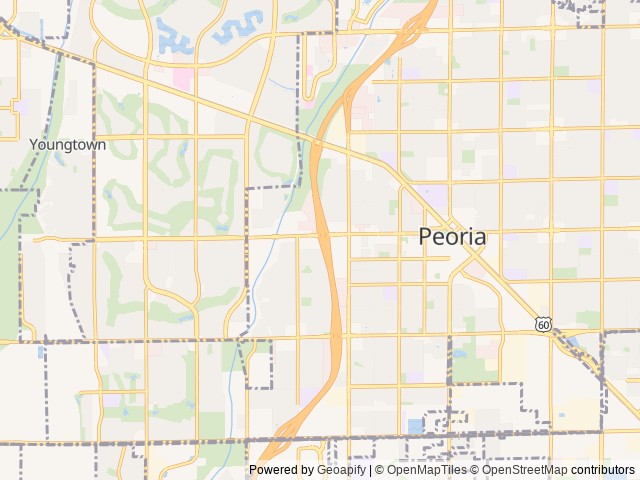 Map of Solara Sands location at Peoria, AZ, United States