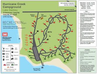 Hurricane Creek Campground Map 2026