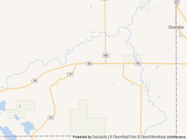 Map for 2014 Winnebago Vista 35F near Skandia, WI