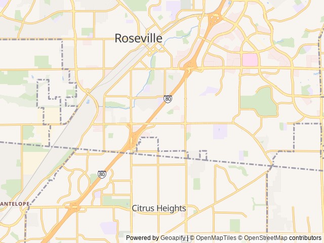 Map for Pony Express~2020 Forest River RV Wildwood X-Lite near Roseville, CA