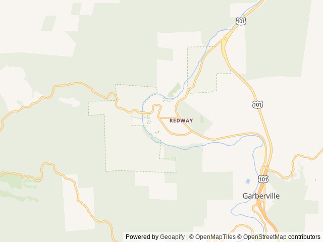 Map for 2019 Forest River RV EVO T2250 near Redway, CA