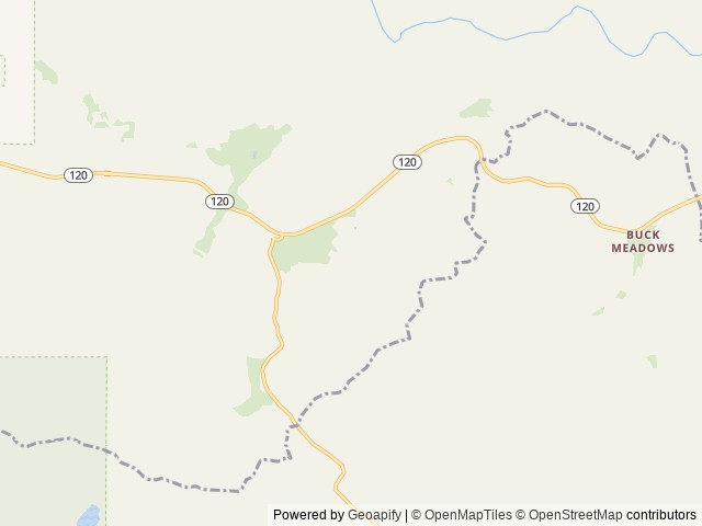 Map of Firefall Ranch location at Groveland, CA, United States