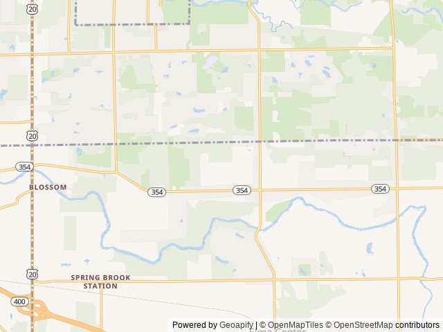 Map for 2022 Thor Motor Coach Tellaro 20A near Elma, NY